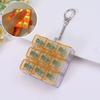 Clear Clicker LED Keyboard Key Toy Colorful Keycap Button Finger Clicker Toys  Anti-Stress