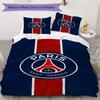 Paris Saint Pattern Bedding Uilt Set Uilt Cover Pillowcase Home Decoration Birthday Gift (1 * Duvet Cover + 2 * Pillowcase  Without Core)75