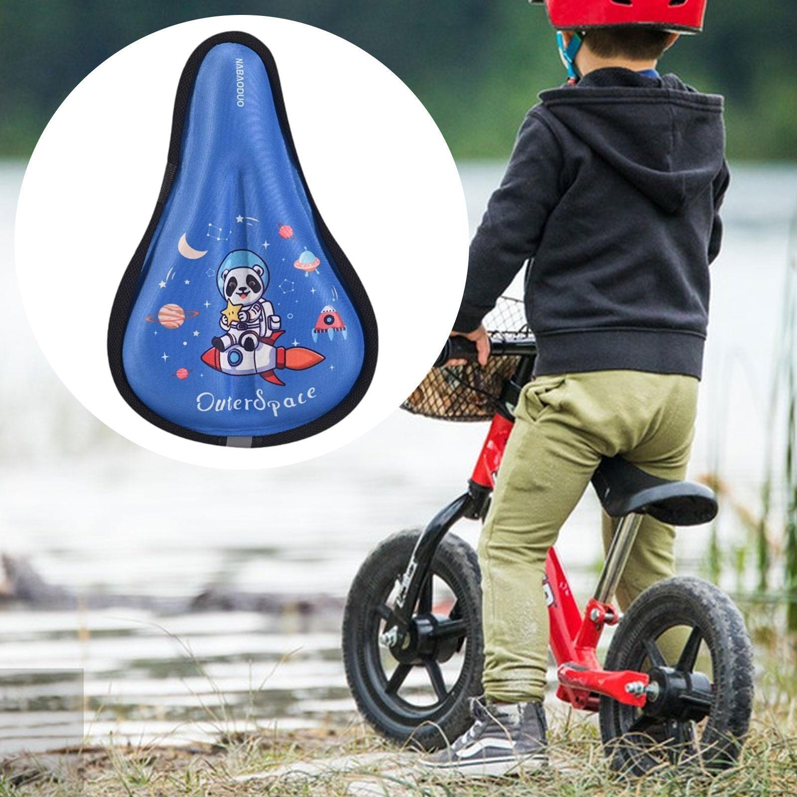 

Bike Seat Cushion, Elastic Saddle Cover for Boys And Girls синій
