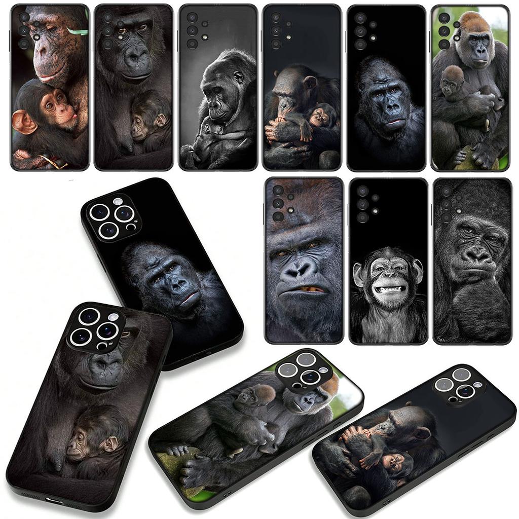Animal Monkey Gorilla Ape Baby Cover Phone Case for Xiaomi Redmi Note 14 12 13 ProPlus A3 Pro Plus 12C 13C 14C 5G