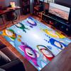 1pz Tappeto Area con Stampa Oddbods - Morbido, Lavabile, Antiscivolo, Tappeto Decorativo da Interno per Sedie da Ufficio, Soggiorno, Ufficio in Casa