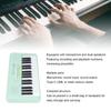 32 Key Electronic Keyboard 16 Tones 10 Rhythms Vibrato Sustain Echo Effects Electronic Piano Keyboard With Microphone Avocado