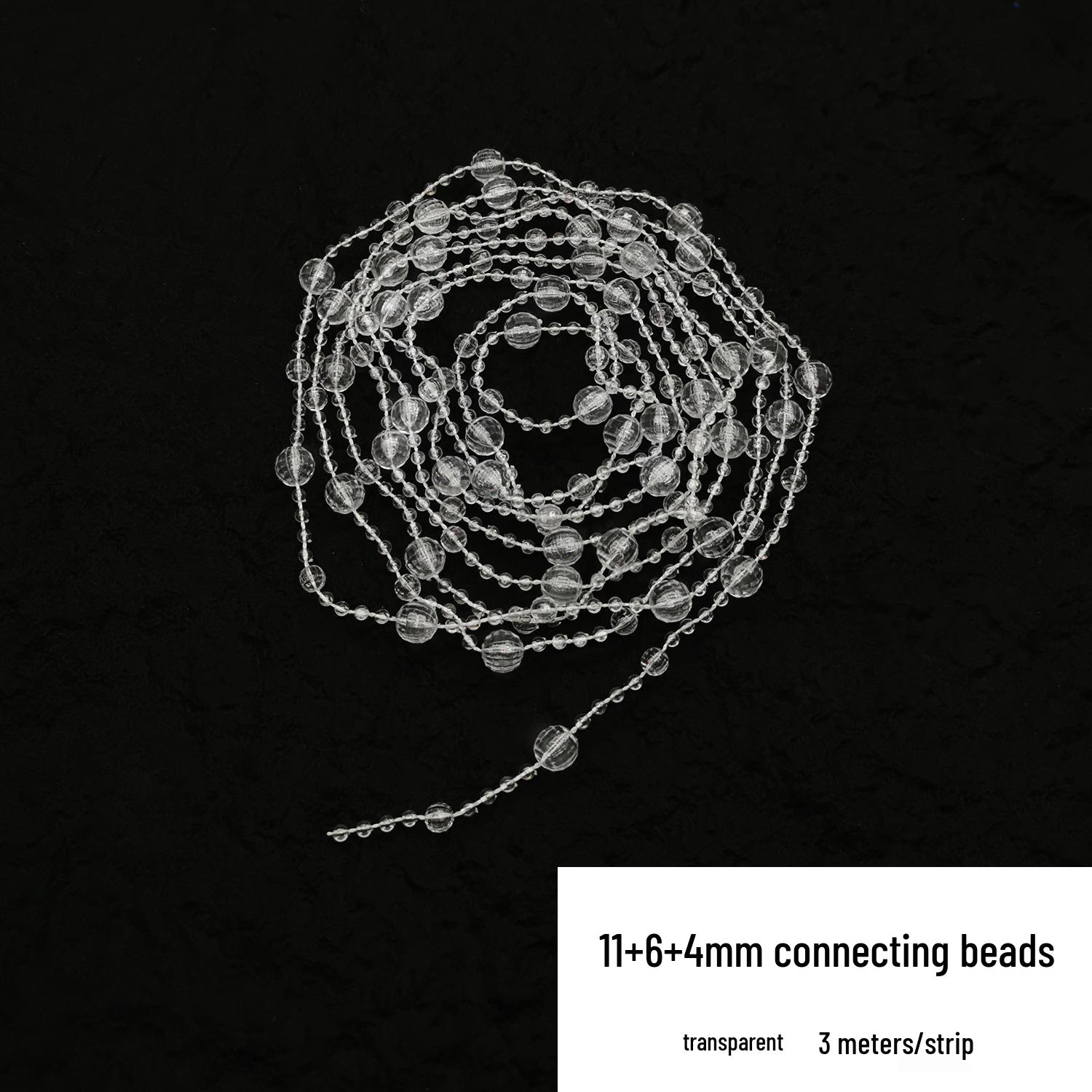 

Снежинка Подсолнух Цветочные и Жемчужные Бусины на Цепочке для Свадебного Декора Своими Руками