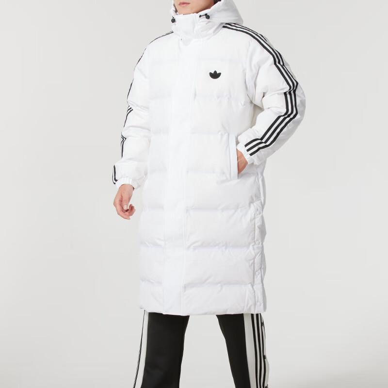 adidas Men's Hooded Mid-Length Down Jacket
