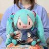 32cm Kawaii Hatsune Miku Plush Doll Anime New Bow Miku Preciality Plush Cushion Sofa Ornament Room
