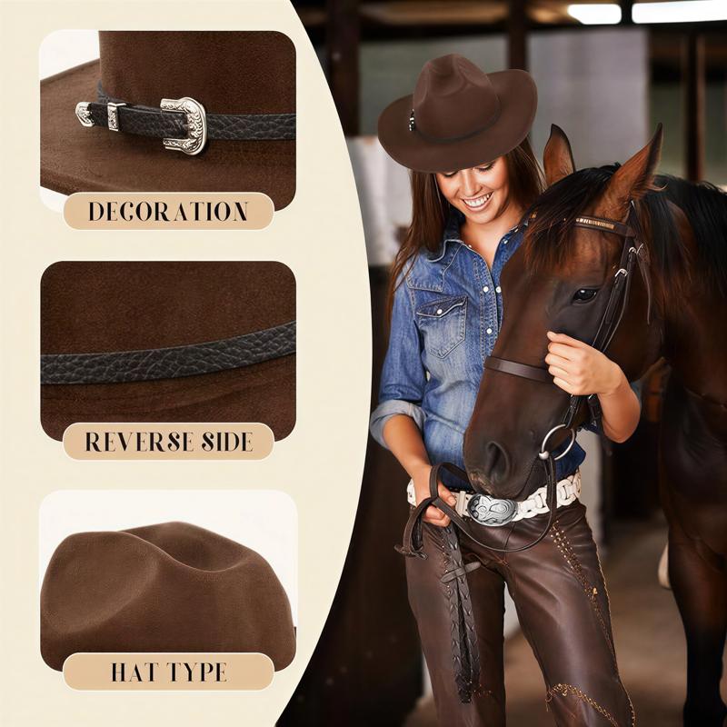 3-24PCS Cowboy Hats Wedding Western Cowboy Hats Party Bachelorette Cowgirls Hats with Shapeable Wide Brim for Party Guests Gifts