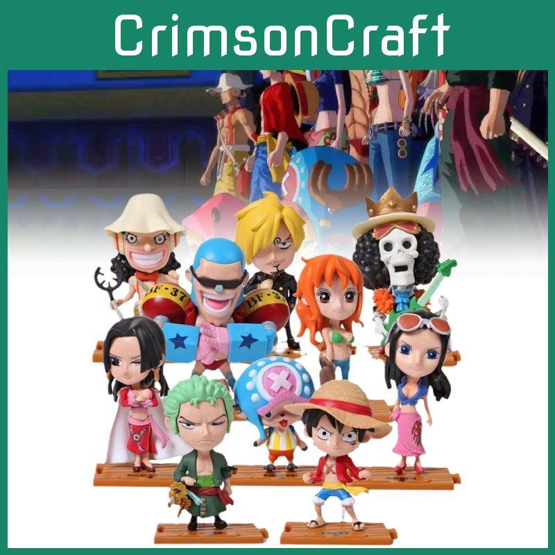One 10pcs Piece Role Pvc Toy Model Desktop Decoration Children Gift Christmas