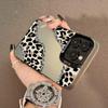 Handyhülle im Patchwork-Design mit Leopardenmuster, kompatibel mit Apple 17, 16ProMax, 15, 14 & 13 - Europäischer & Amerikanischer Stil