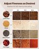 VEVOR 300g Electric Grain Mill Grinder, High Speed 1500W Commercial Spice Grinders, Stainless Steel Pulverizer Powder Machine