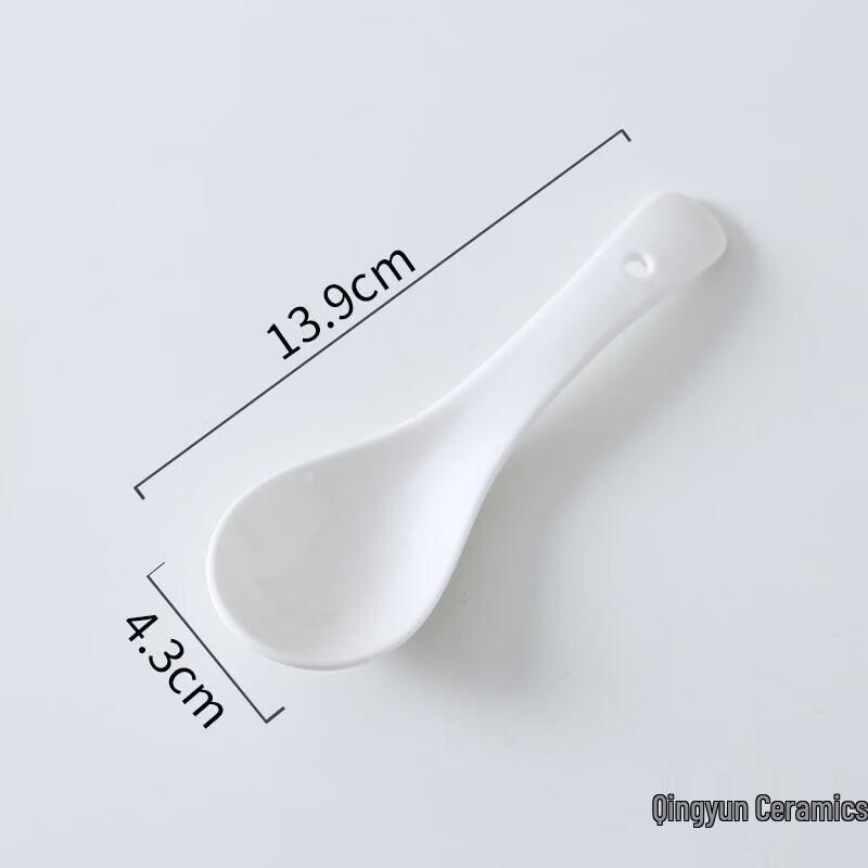 Ceramic Dessert & Soup Spoons
