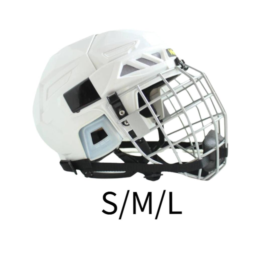 Hockey Helmet Headgear with Chin Strap Professional Roller Skating Helmet Hockey Accessory for Dryland Hockey Match Training