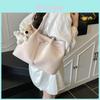 Women Large Capacity Pu Bag With Magnetic Closure For Daily Use