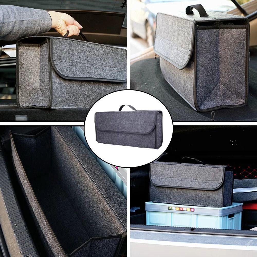 Foldable Car Boot Organizer Anti Slip Vehicle Storage Organizer  for Car Stowing and Tidying