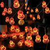 Halloween Pumpkin String Lights Battery Powered For Party Decorations