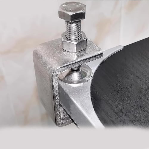 CMD Stainless Steel C-Clamps, 45mm, for Carpentry, Fixing, Welding, Rust-Resistant, Durable, Gluing, Fastening, Home Mounting, and Building (Set of 4,