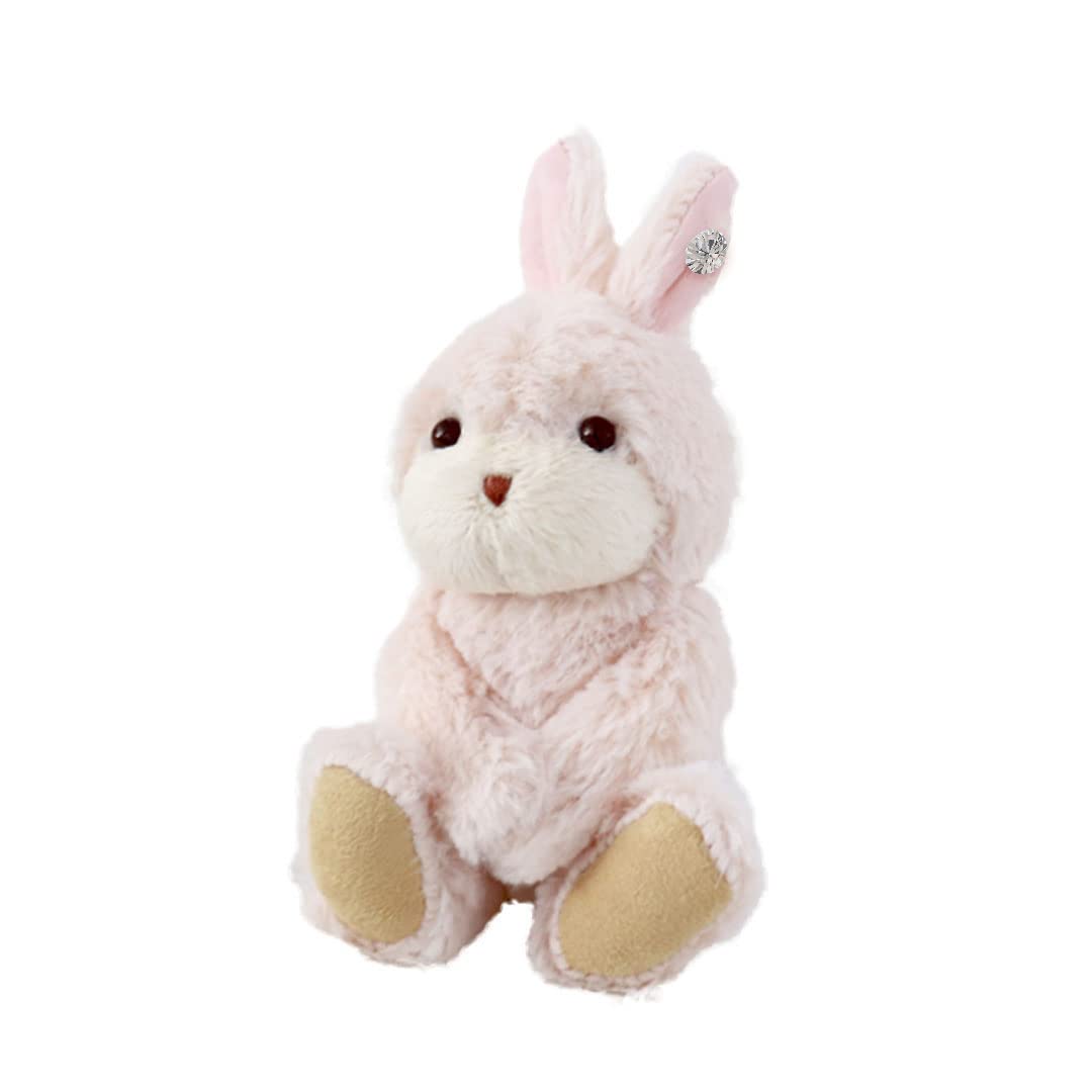 

[Petit Luu] Талисман-блестящий камень рождения, Кристальный кролик (с камнем рождения) апреля