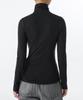 MUSINSA STANDARD WOMAN Women'S Wool Tencel Slim Turtleneck Long Sleeve T-Shirt [Black]