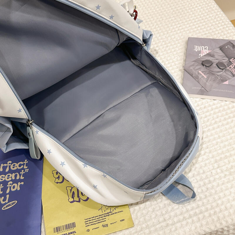 Preppy Student School Bag Lightweight Large Capacity Backpack