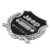 2Pcs Metal Emblem Sticker Car Badge Decoration Decals For Jeep Wrangler Rubicon Renegade Compass Grand Cherokee Patriot Liberty AMU1