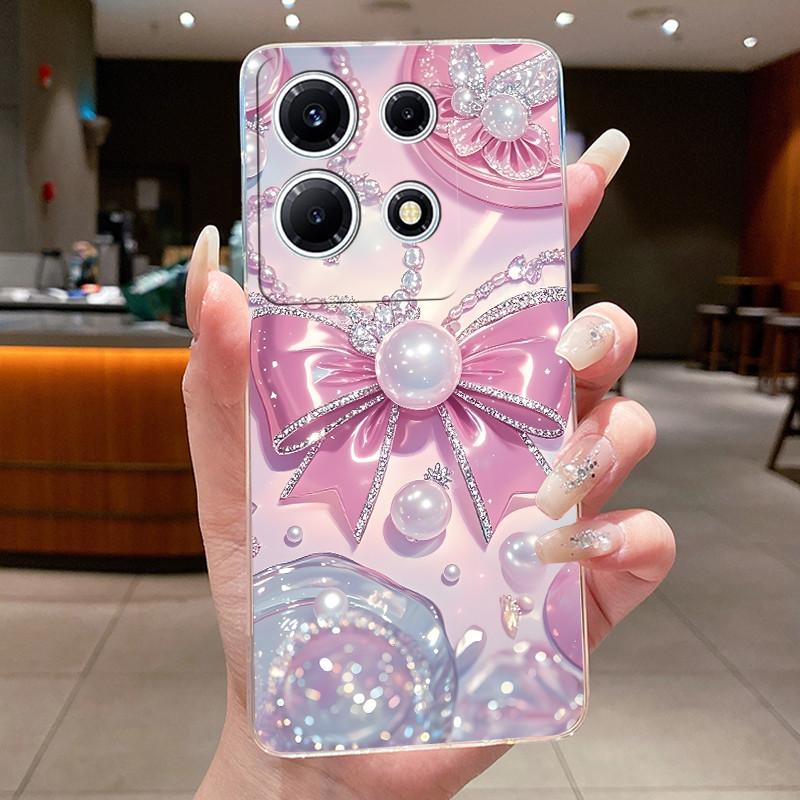 For Infinix Note 30 VIP Phone Case X6710 Clear Silicone Soft Cover For Infinix Note 30 VIP Fashion Flower Cases Note30 VIP Coque