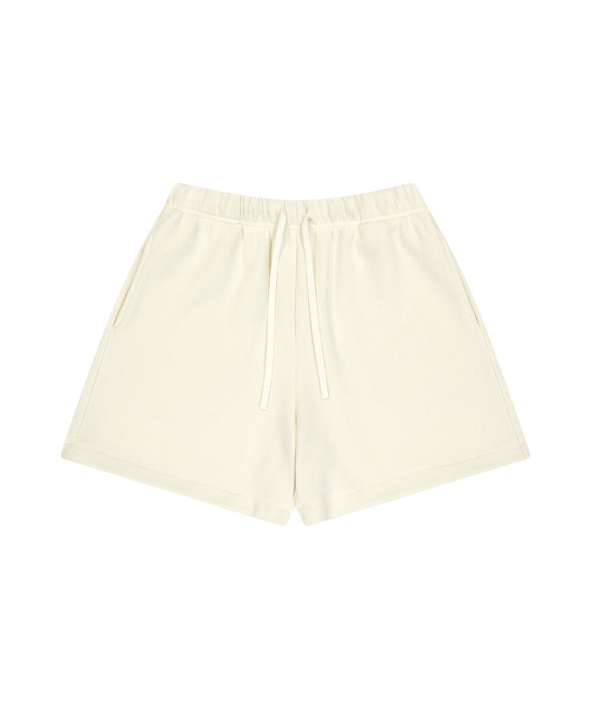 Banwonateullie P3230 Label Sweat Shorts_Cream