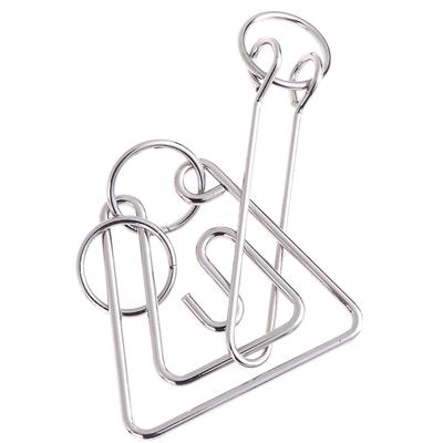 Klassisches herausforderndes Metalldraht-Puzzle-Denkspiel für Erwachsene und Kinder