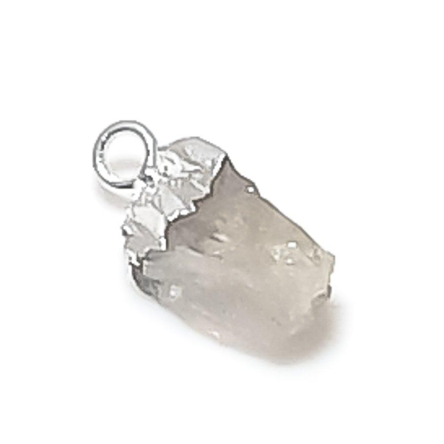 Crystal Rough Gemstone Handmade 925 Sterling Silver Jewelry Pendant 0.59" y4n35