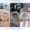 2 Pieces Marine Hydraulic Steering Bleeder Kit Instant-Attach