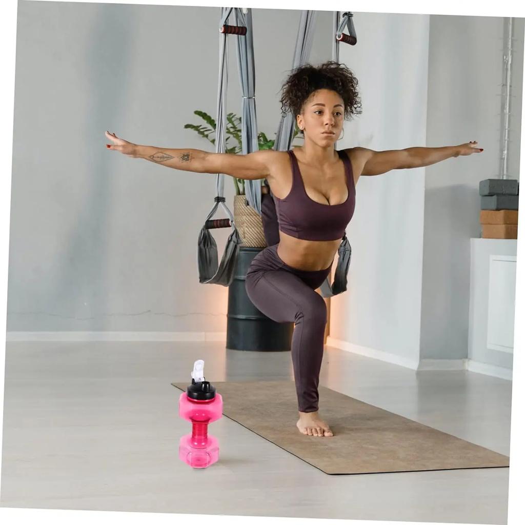 2200/2600 ml Činka sportovní láhev Multifunkční tělocvična Sport Outdoor Camping Cyklistika Pohár na vodu Činka Roztomilá láhev na vodu