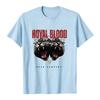 Herren Damen Royal Blood Band T-Shirt Dead Company Doppel Tiger Grafikdruck Merch Kurzarm Baumwolle Freizeit-T-Shirts Unisex T-Shirts