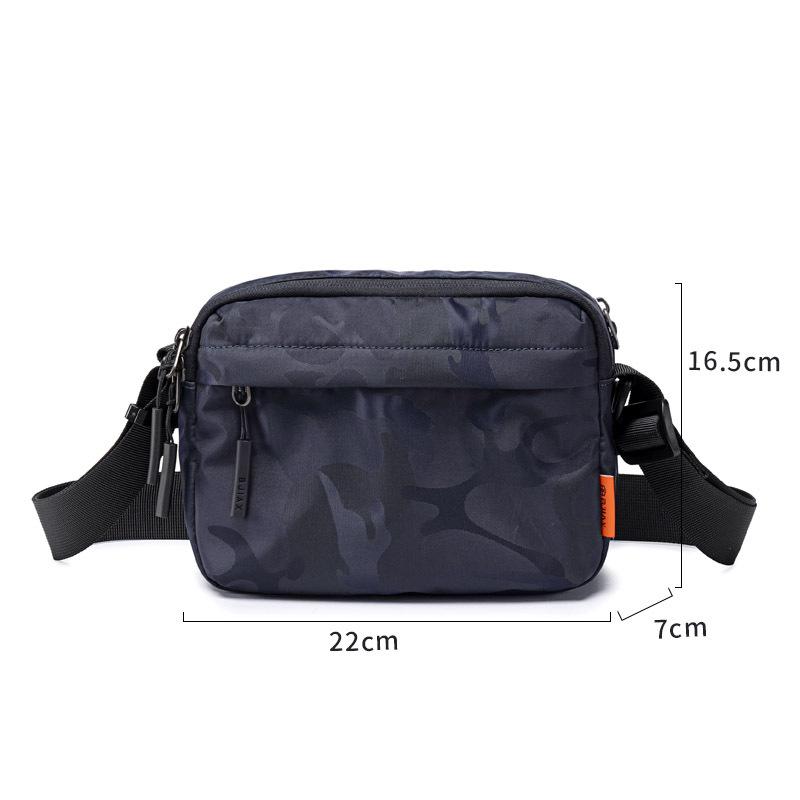 Lightweight Portable Function Messenger Bag Daily Commuter Men'S Camouflage Small Satchel Outdoor Leisure Trend