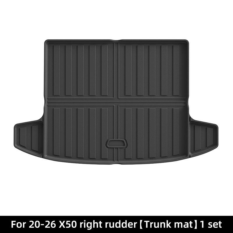Proton X50 RHD Floor & Trunk Mats (2020-2025 Models, TPE Material)