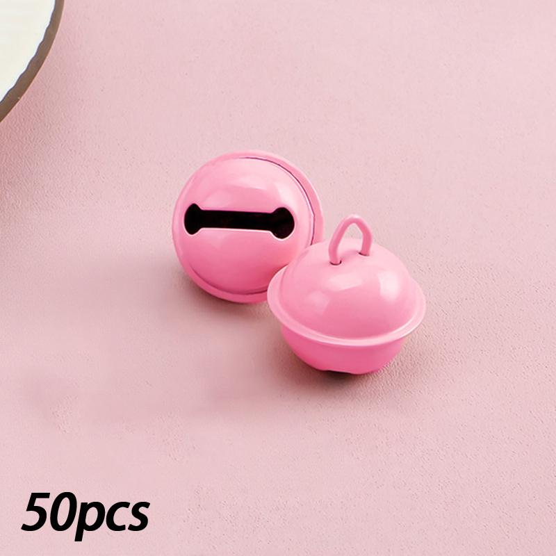 Clochettes Colorées 14/18/22mm Petit Pendentif Accessoires Porte-clés DIY Clochettes Rondes pour Animaux (50 pièces)