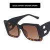 New Fashion Oversized The Letter B Square Luxury Trend Sunglasses Women Men Retro Rectangle Sunglasses