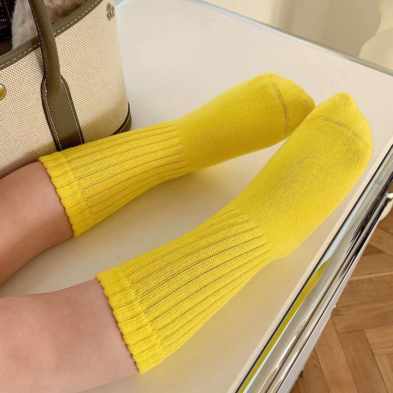 Skarpetki dziecięce 5 par, casualowe, jednokolorowe, skarpetki dziecięce