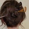 Modern Hanfu Style Acetate Hair Forks Headwear Fan-Shaped Hair Pin Acetic Acid Hair Stick  Girls