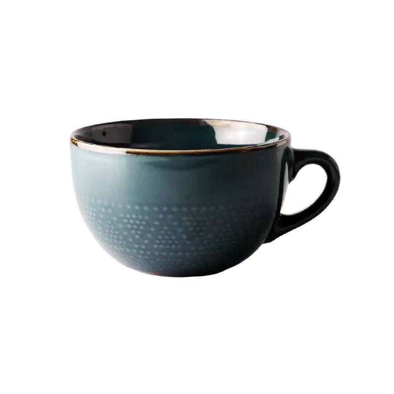 Keramik-Kaffeetasse mit großem Fassungsvermögen für den Haushalt, Trinkgeschirr für das Büro, Salatschüssel mit Instantnudeln, Frühstücksmilch, Haferflockenbecher, 700 ml