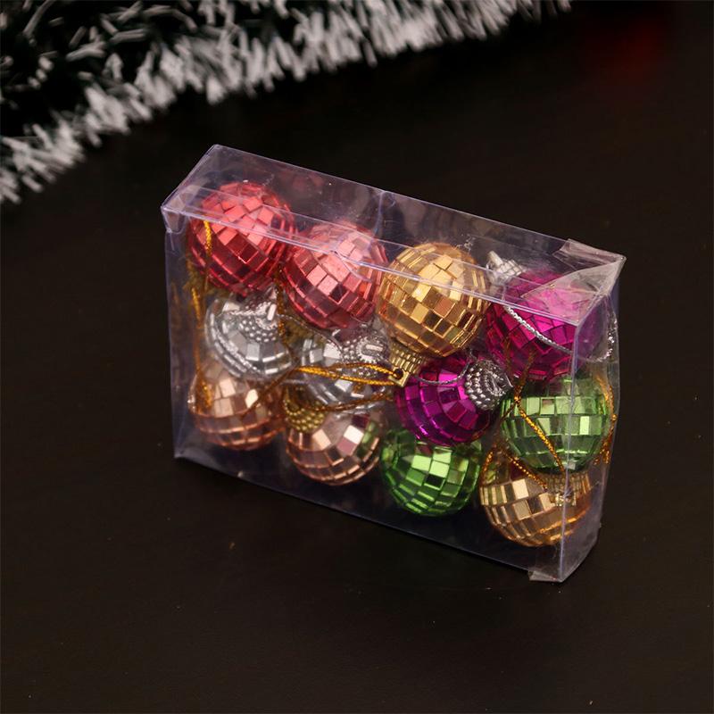 Disco Mirror Balls Christmas Ball Xmas Tree Pendent Hanging Ornaments Christmas New Year Home Decor Wedding Party Supplies