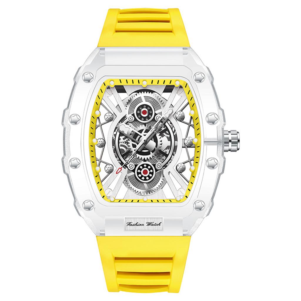 Vanntett lysende løpevekkerklokke for menn