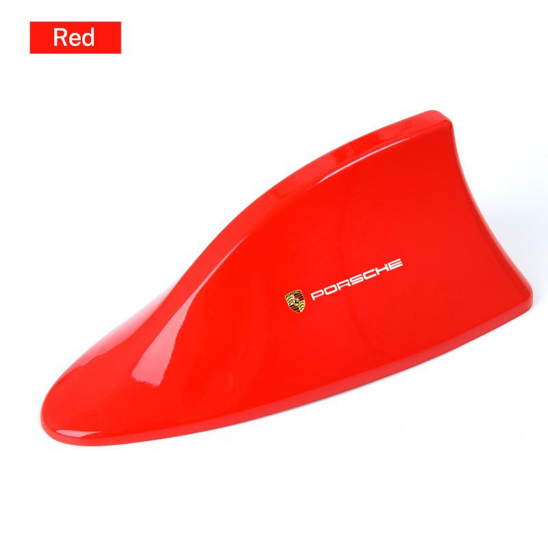 Car Top Signal Aerials Shark Fin Antenna Decoration For Porsche Cayenne Panamera Macan 911 718 Taycan Boxster Cayman Accessories