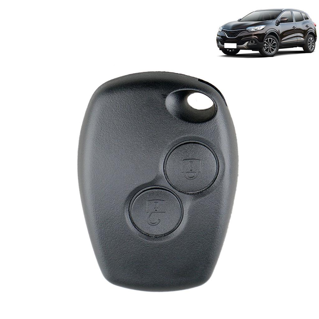 2 Buttons for Key for Shell Auto Car for Key Fob for Shell Cover Dustproof for Case Replacement for Remote Kangoo 2 Modu