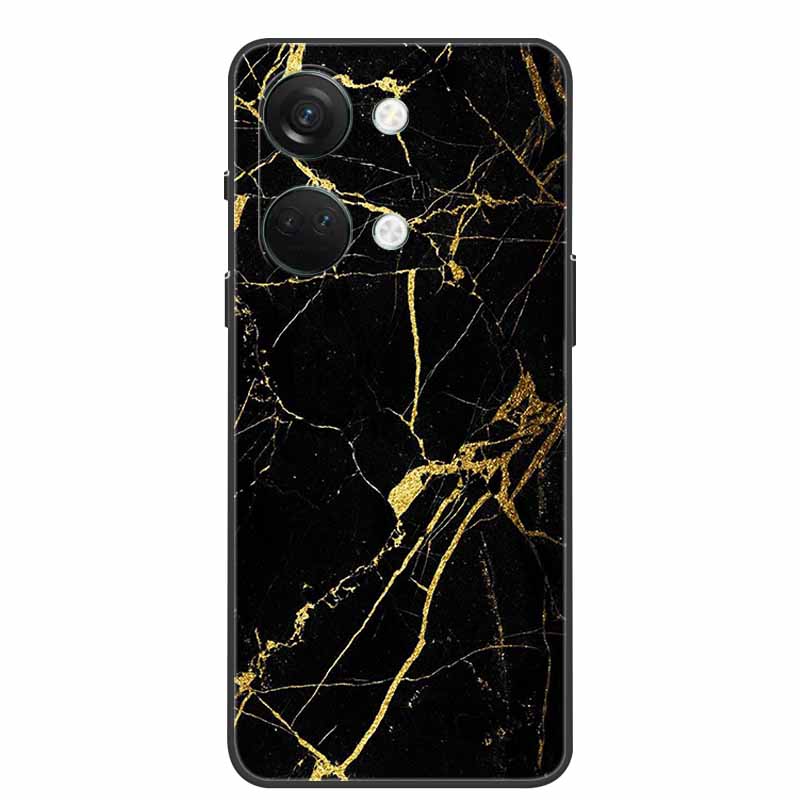 For One Plus Nord3 5G Case Silicone Painted Soft Protective Covers for OnePlus Nord 3 5G Phone Cases 1+ Nord3 TPU Coques Marble