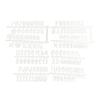 Wooden Frame Message  Letter Board Black White Changeable Letter Board  Restaurant Decor