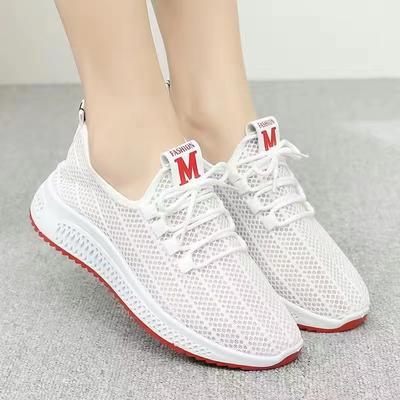 Summer Breathable Net Shoes Old Beijing Cloth Shoes Women Hollow Net Shoes Sports Shoes Internet Celebrity Lightweight Soft Sole Casual Shoes
