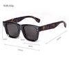 Classic Rivet Square Sunglasses Women Men Vintage Tortoiseshell Frame UV400 Protection Fashion Sun Glasses S24115
