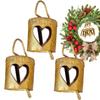 Rustic Cow Bells Vintage Rustic Metal Harmony Cow Bells Retro Christmas Vintage Bells Festive Christmas Decoration For Home