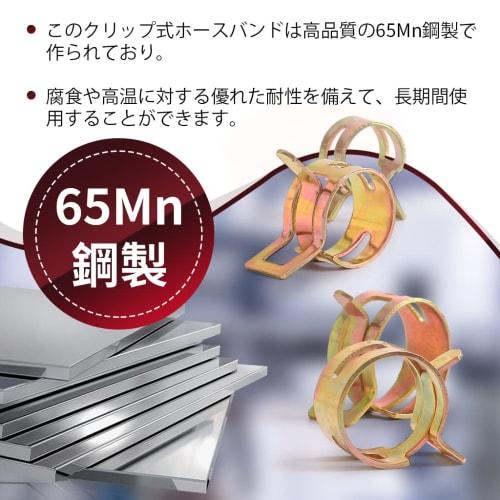 Hose Clip Set, Spring Clamps, Hose Band Clips, Inner Clamps for 6mm-22mm Water Pipes, Hose Tubes, and Fuel Hoses, 12 Sizes, 160-Piece Set