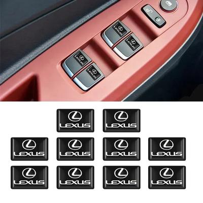 10gab Automašīnas Stila Uzlīme Emblēma Žetons priekš Logo RX350 IS300 ES350 IS250 CT200H IS GS350 NX200T ES250 Iekšējā Apdare