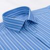 Camicia da Smoking da Uomo in Modal a Righe con Collo Windsor e Polsino alla Francese Include Gemelli, Abbigliamento Formale Professionale Elegante