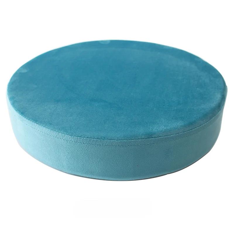 35/40/45/50cm Round Chair Cushion Memory Cotton Office Anti-slip Velvet Anti-fouling Cushion Home Thicken Soft Back Pillows